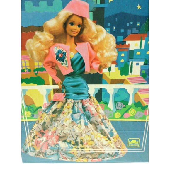 Vintage 1991 Barbie 100 Piece Golden Book Puzzle 11.5x15 Sealed 4096A-1 - Picture 2 of 5
